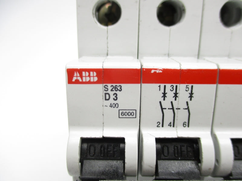 ABB S263-D3 400V 3A UNMP
