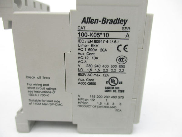 ALLEN BRADLEY 100-K05*10 SER. A 230V NSNP