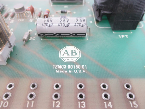 ALLEN BRADLEY 12M03-00180-01 UNMP