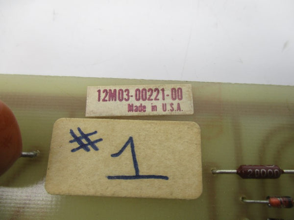 ALLEN BRADLEY 12M03-00221-00 UNMP