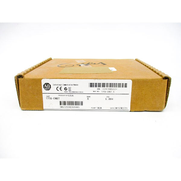ALLEN BRADLEY 1756-ENBT SER. A F/W 6.004 DATE: 2013 NSFS