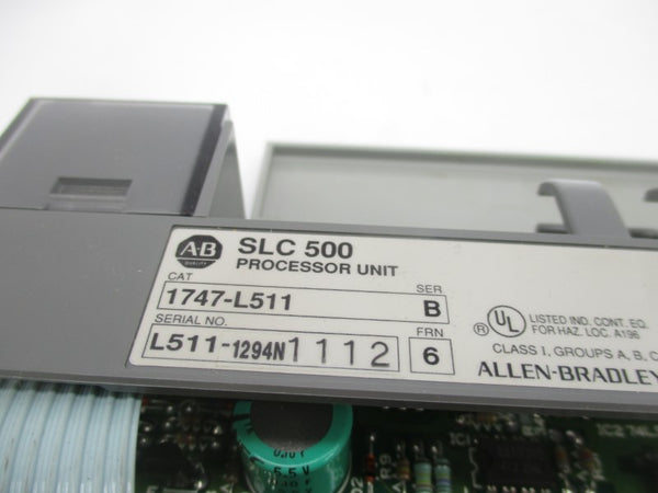 ALLEN BRADLEY 1747-L511 SER. B F/W 6 (WH/YL) NSMP