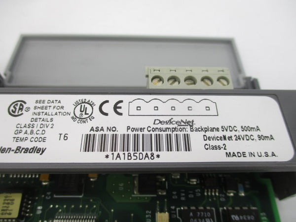 ALLEN BRADLEY 1747-SDN SER. B F/W 6.002 24VDC REV. A01 NSMP