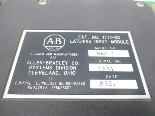 ALLEN BRADLEY 1771-DS REV. 1 UNMP