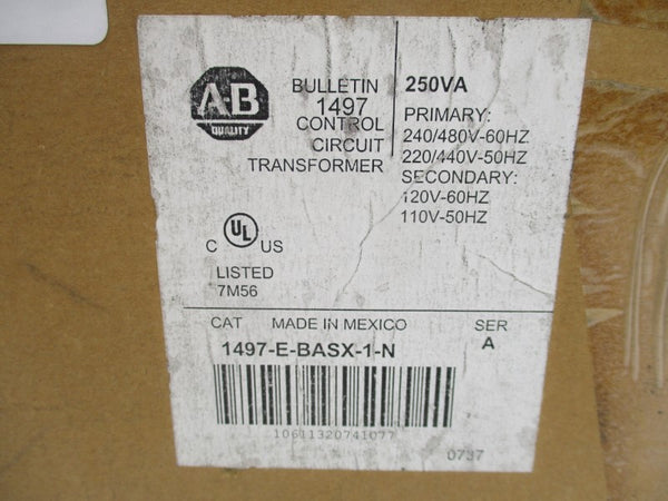 ALLEN BRADLEY 1497-E-BASX-1-N SER. A 480V (BR/WH) NSMP