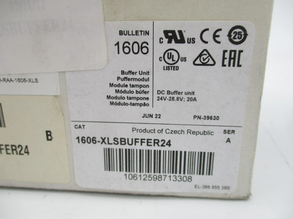ALLEN BRADLEY 1606-XLSBUFFER24 SER. A 24VDC 20A (WH) NSMP