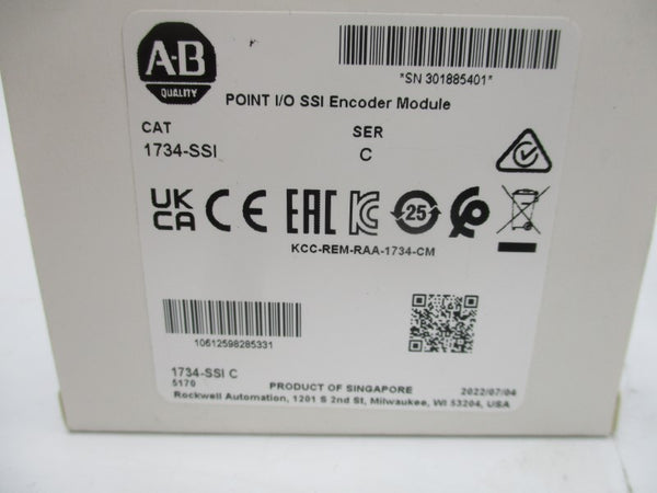 ALLEN BRADLEY 1734-SSI SER. C F/W 4.004 10-28.8VDC NSMP