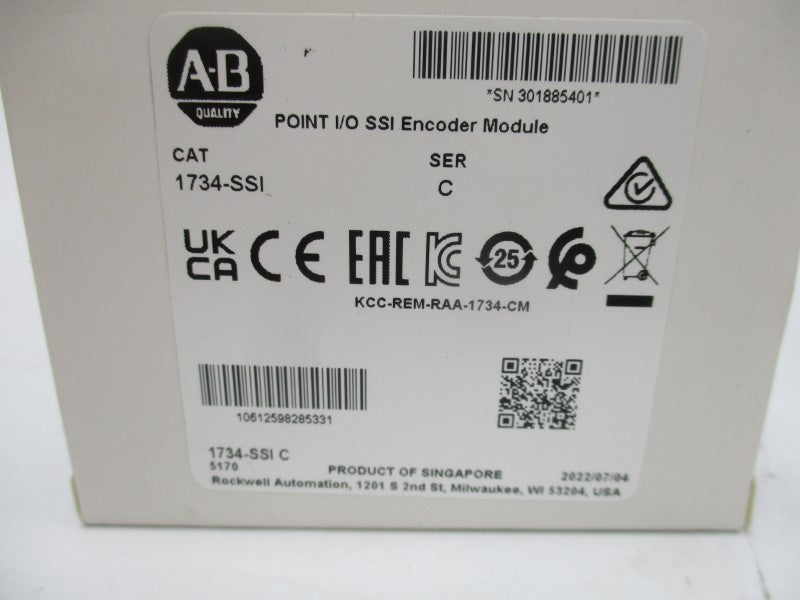 ALLEN BRADLEY 1734-SSI SER. C F/W 4.004 10-28.8VDC NSMP