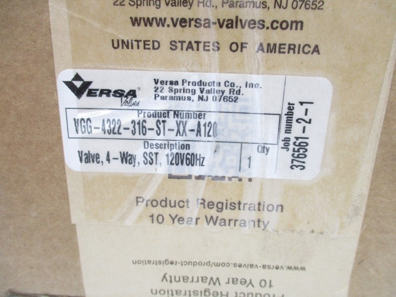 VERSA VGG-4322-316-ST-XX-A120 120V 175PSI NSMP