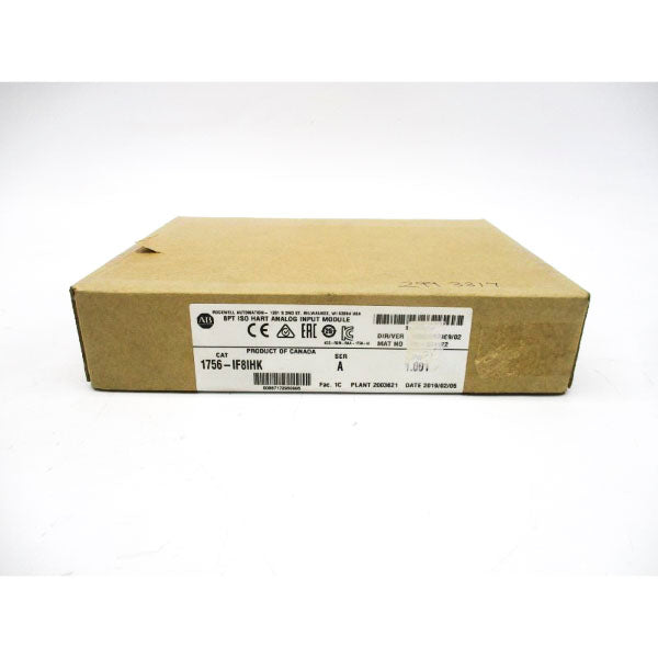ALLEN BRADLEY 1756-IF8IHK SER. A F/W 1.001 DATE:2019 NSFS