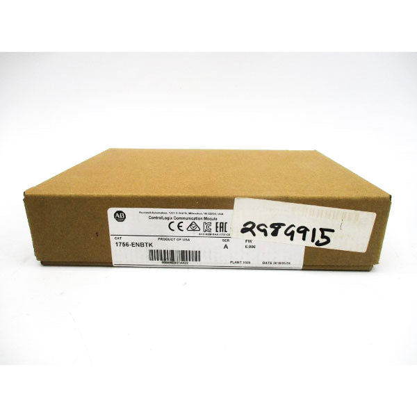 ALLEN BRADLEY 1756-ENBTK SER. A F/W 6.006 DATE:2018 NSFS