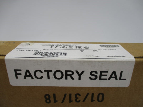 ALLEN BRADLEY 1756-OB16EK SER. A F/W 3.004 DATE:2018 NSFS