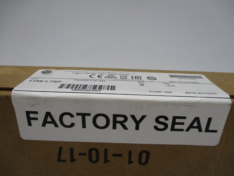 ALLEN BRADLEY 1756-L7SP SER. B F/W 1.010 DATE:2017 NSFS