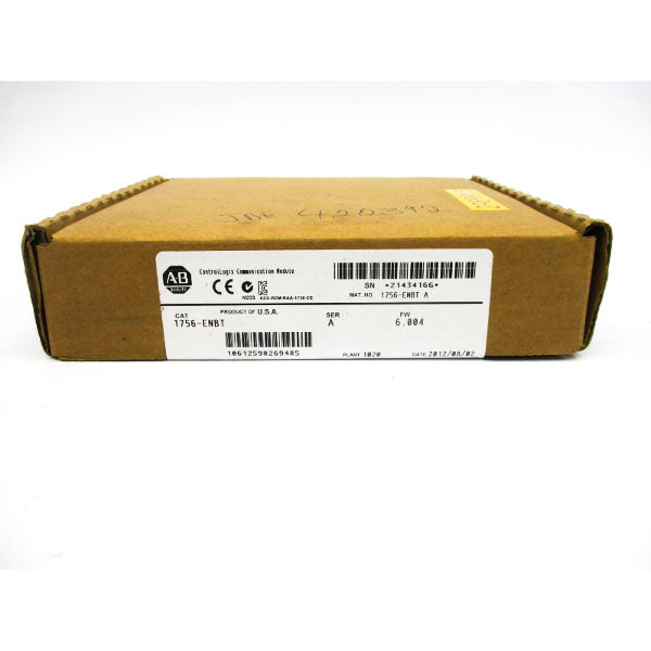 ALLEN BRADLEY 1756-ENBT SER. A F/W 6.004 DATE: 2012 NSFS