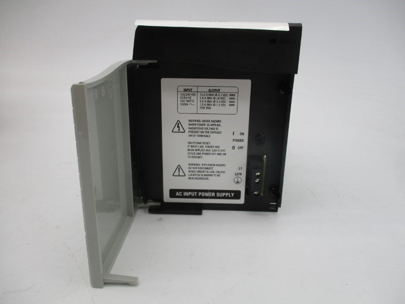 ALLEN BRADLEY 1756-PA75K SER. B 120/240VAC (BR/WH) NSMP