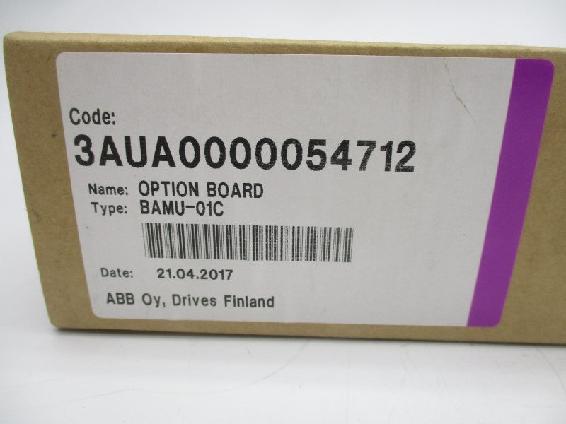 ABB 3AUA0000054712 BAMU-01C NSFS