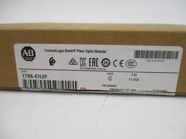ALLEN BRADLEY 1756-EN2F SER. C F/W 11.002 5.1VDC NSMP