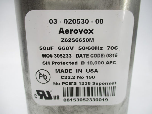 AEROVOX 03-020530-00 Z62S6650M NSNP