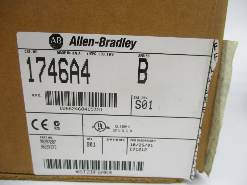 ALLEN BRADLEY 1746A4 SER. B REV. B01 NSMP