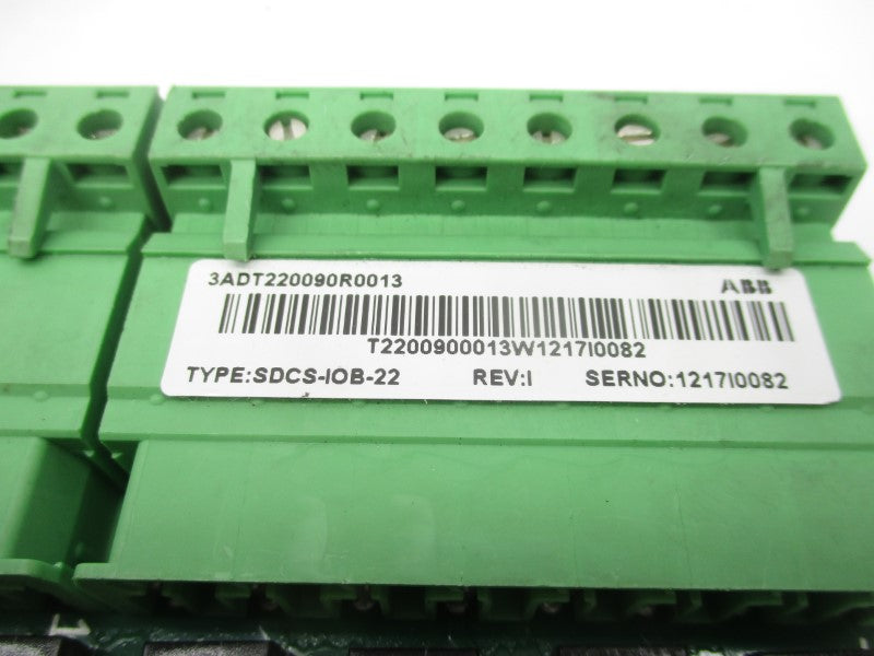 ABB SDCS-IOB-22 3ADT220090R0013 REV. I UNMP