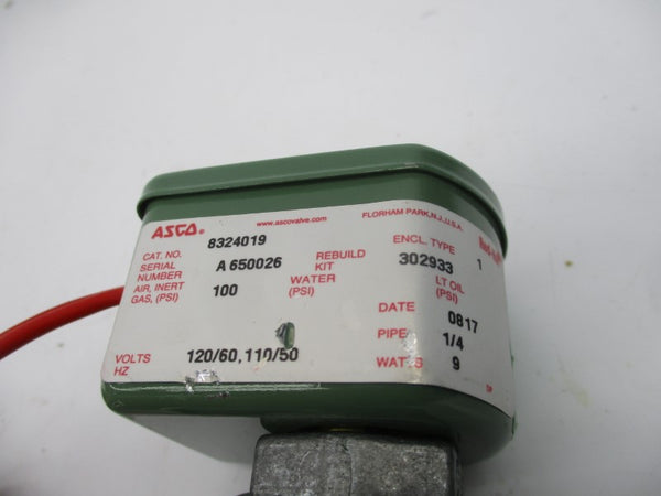 ASCO 8324019 110/120V 100PSI 1/4" NSNP