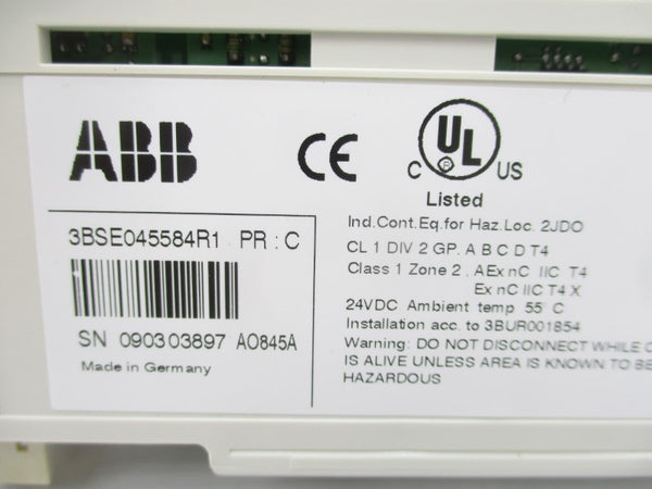 ABB 3BSE045584R1 AO845A 24VDC NSMP