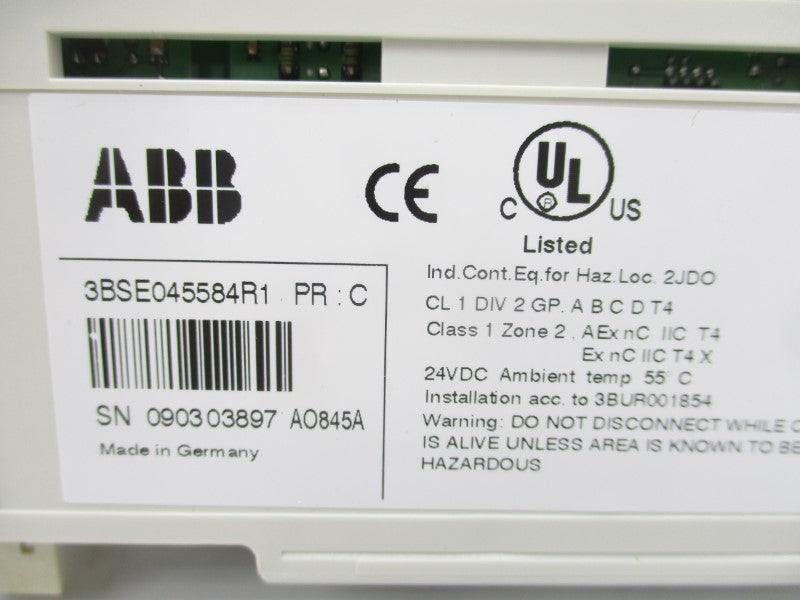 ABB 3BSE045584R1 AO845A 24VDC NSMP