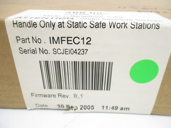 ABB IMFEC12 F/W B_1 15V NSMP