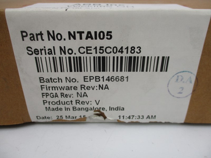 ABB NTAI05 24V 0.2A REV. V NSMP