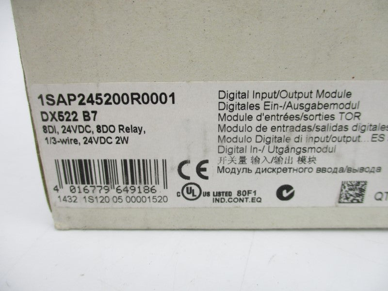 ABB 1SAP245200R0001 DX522B7 24VDC NSMP