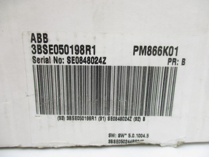 ABB 3BSE050198R1 PM866K01 NSMP
