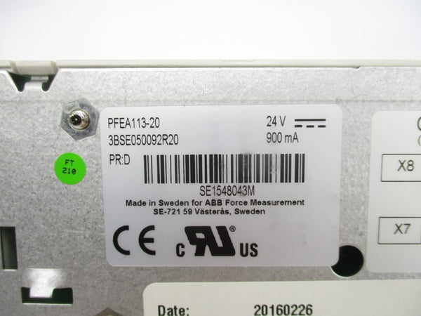 ABB 3BSE050092R20 PFEA113-20 24V NSMP