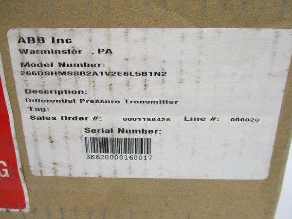 ABB 266DSHMSSB2A1V2E6L5B1N2 10.5-42VDC NSMP