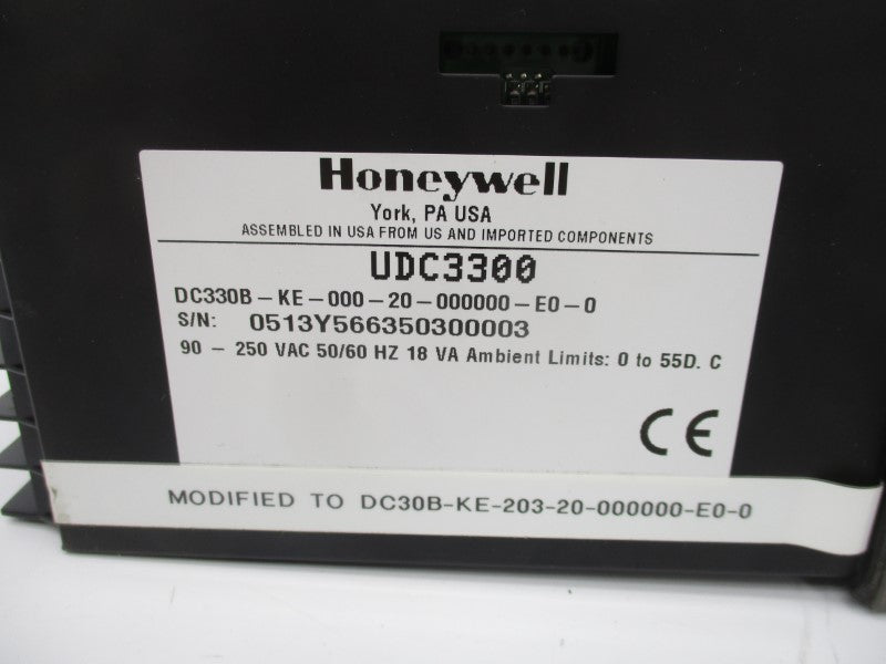 HONEYWELL DC330B-KE-203-20-000000-E0-0 90-250VAC NSNP