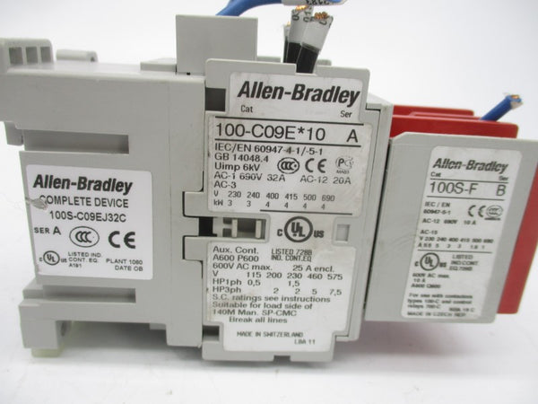 ALLEN BRADLEY 100S-C09EJ32C SER. A 24VDC UNMP