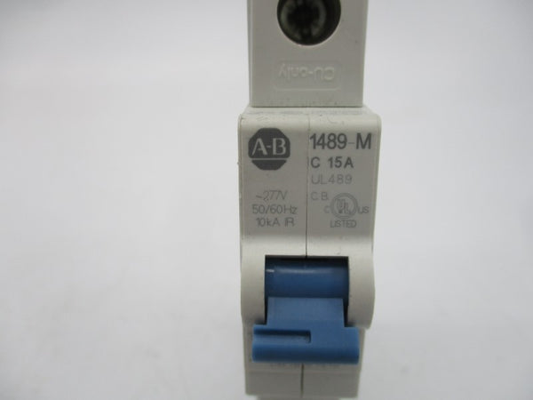 ALLEN BRADLEY 1489-M1C150 SER. D 277V 15A NSNP
