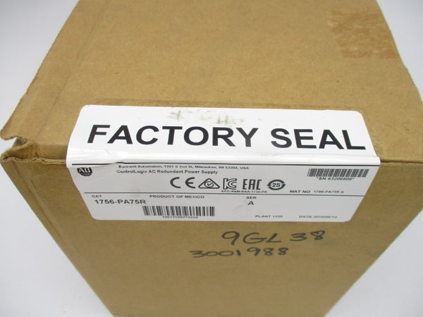 ALLEN BRADLEY 1756-PA75R SER. A DATE:2018 NSFS