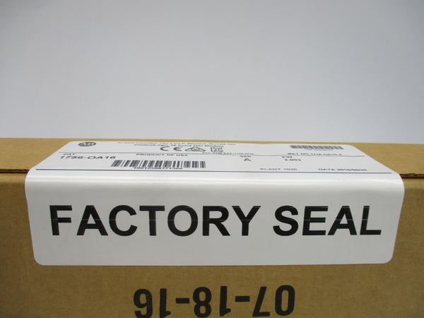 ALLEN BRADLEY 1756-OA16 SER. A F/W 3.003 DATE:2016 NSFS
