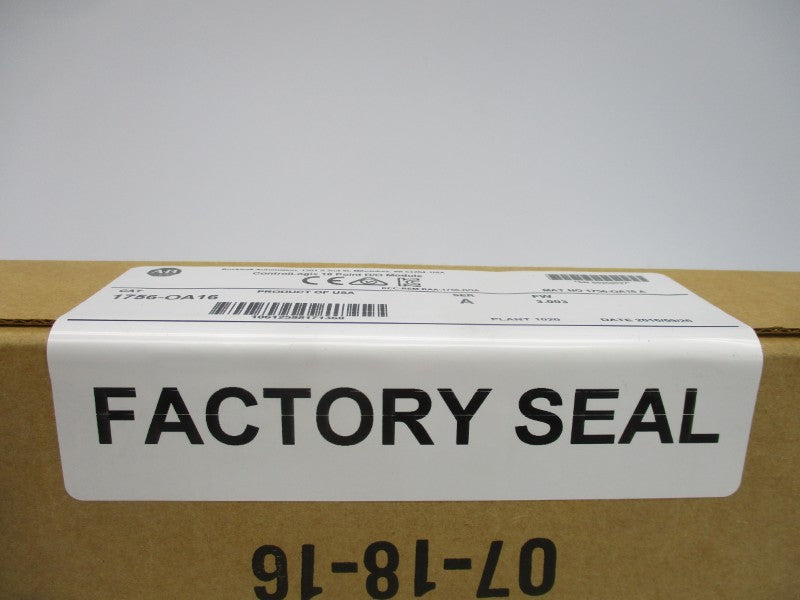ALLEN BRADLEY 1756-OA16 SER. A F/W 3.003 DATE:2016 NSFS