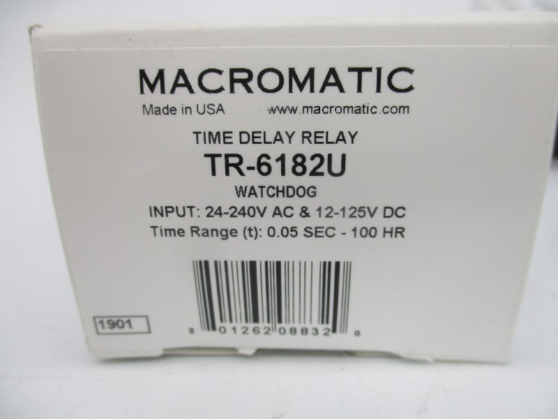 MACROMATIC TR-6182U 24-240VAC 0.05S-100H NSMP