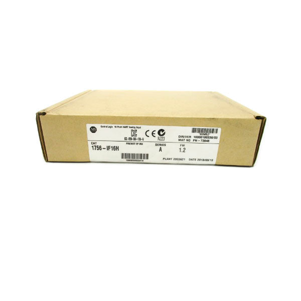 ALLEN BRADLEY 1756-IF16H SER. A F/W 1.2 DATE:2013 NSFS