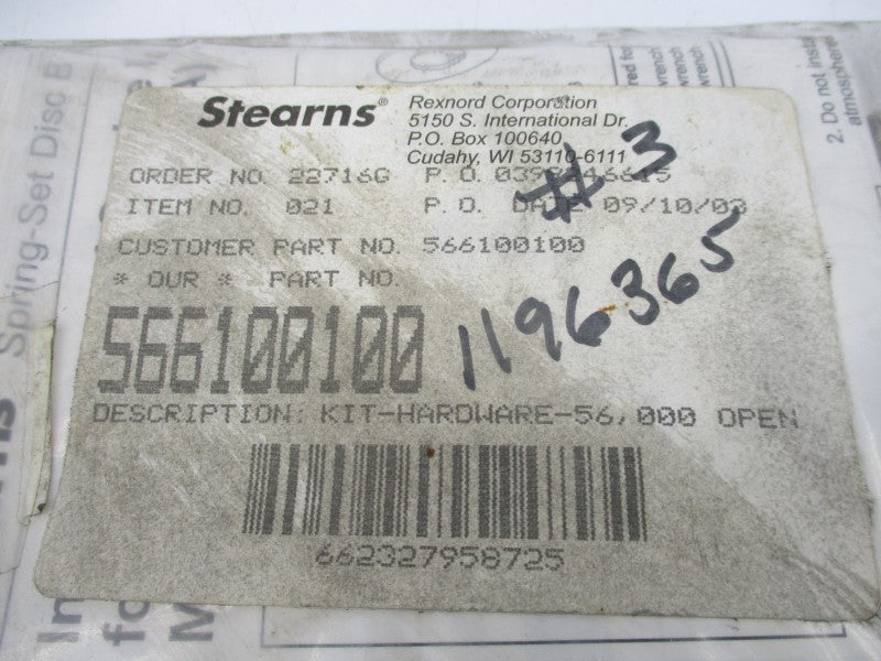 STEARNS 566100100 NSMP