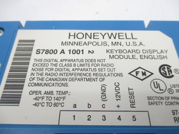 HONEYWELL S7800A1001 12VDC NSMP