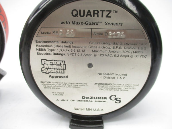 DEZURIK SED82 120VAC 0.3A NSMP