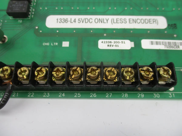 ALLEN BRADLEY 1336-L4 42336-200-51 REV. 01 UNMP