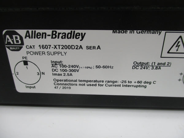 ALLEN BRADLEY 1607-XT200D2A SER. A 100-240V 2.5A NSNP