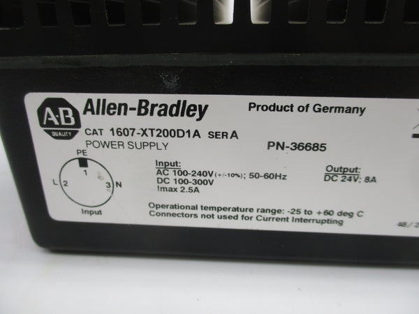ALLEN BRADLEY 1607-XT200D1A SER. A 100-240VAC 2.5A (AS PICTURED) UNMP