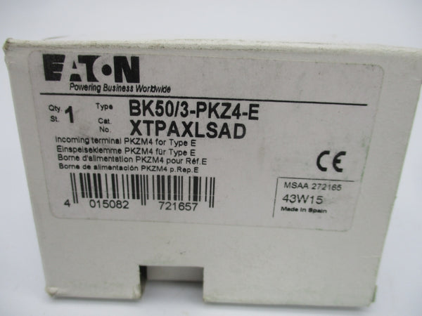 EATON BK50/3-PKZ4-E XTPAXLSAD 600VAC 120A NSMP
