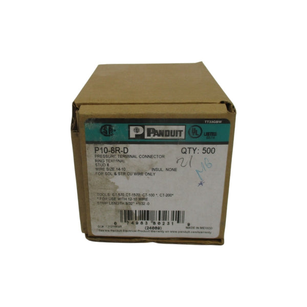 PANDUIT P10-8R-D (PKG OF 500) NSFS