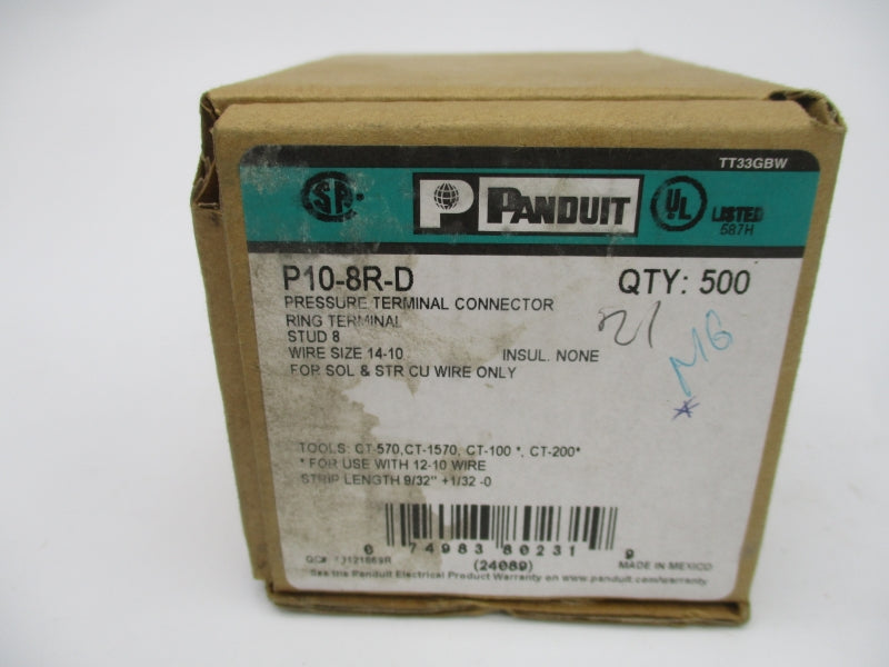PANDUIT P10-8R-D (PKG OF 500) NSFS